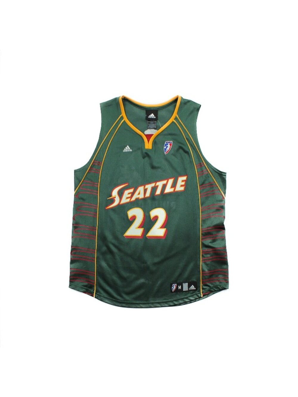 Vintage Adidas Seattle Storm WNBA Swoopes #22 Jersey Women's M